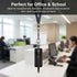 OUGOTHZ 2Pcs Pacpack Lanyard Pen Holder, Portable Badge Pen Holder Keychain, Leather Anti-lost Pen Protector for Neck