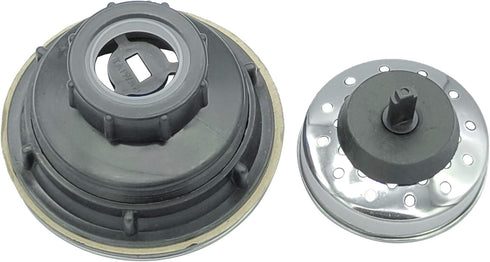 Basket Strainer 4 Inch Kitchen Sink Steel Drain with ABS Base for American Standard Kitchen Sink