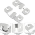 10 Sets Flush Mount Bracket with Screws, Heavy Duty Picture Hangers for Wall Hanging