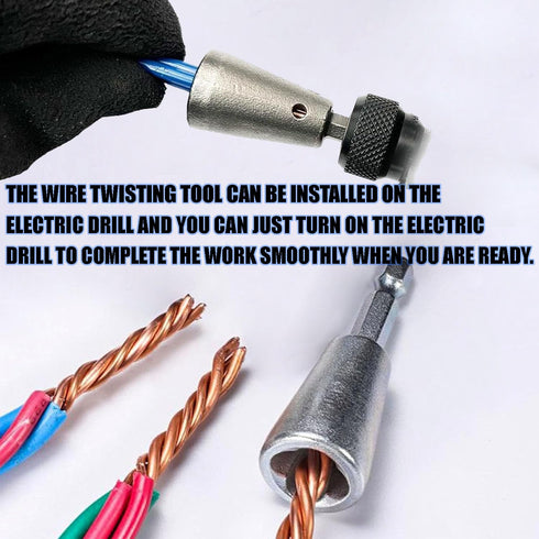 25 Pcs Wire Connectors & 1 Pc Silvery Wire Nut Twister, Insulating Insert Twist Electrical Wire Connectors Kit
