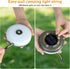 2-in-1 5 IP65 1200mAh 29.52ft Solar Camping Lights String: Modes Waterproof - Battery USB/Solar Charging for Outdoor