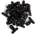 U Brands 20 Count Black Bulldog Clips, Office Organization Supplies, 1.25 Inch