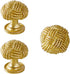 SANCHAKOU Dresser Drawer Knobs 2 Pack Bedside Cabinet Shoe Cabinet Door Brass Handle