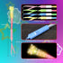 JSronms 48 PCS Fiber Optic Wand,Glow Fiber Optic Wands,Glow in The Dark Party,Glow Wands led Light up Party Favors