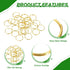 500pcs 11mm 304 MECCANIXITY Mini Split Rings, Stainless Steel Jump Ring Small Round Ring Clips Crystals Suncatcher