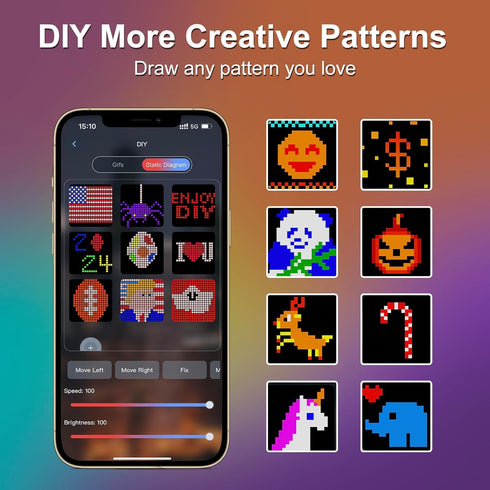 6.6 6.6Ft 400LED Programmable Christmas,Halloween,4th Smart Animated Curtain String Lights Remote APP Control x RGB