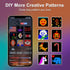 6.6 6.6Ft 400LED Programmable Christmas,Halloween,4th Smart Animated Curtain String Lights Remote APP Control x RGB