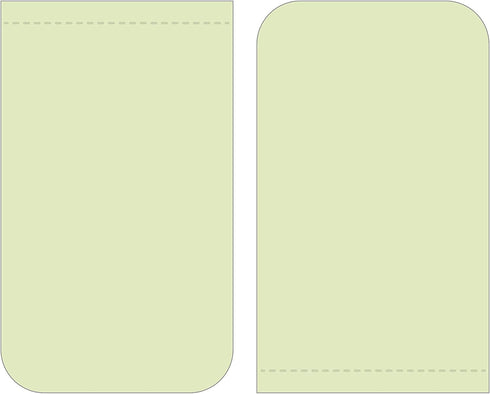 Rite in the Rain Weatherproof On The Go Wallet Notebook, 2" x 3.375", 6 Pack, Green Cover, Blank Pages (No. OTG971L)