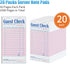 1000 20 Pack Pink Guest Check Ticket Pads - for Servers and Waitstaff