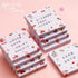 Cute Sticky Notes 4Pack (320 sheets), Kawaii 3.1x3.1in Self-Stick Note Pads with Unique Fruit Patterns