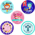 Juvale Bible Verse Sticker Roll, 1.5 in Multicolor Round Christian Stickers for Kids, 1000 Scripture Decals
