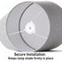 ZIANTENNY 12 E27 3/7" Pcs White Plastic Lamp Shade Adapter Rings to Reducer Rings, Replacement Washer Adapters Ideal