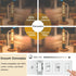 7.3 Inch 3000K Bulbs 80 800LM E26 Bulb 6W Dimmable, T10 T9 Bulbfor 2Pack Warm White Edison Equal Watt, Led Long Tubular
