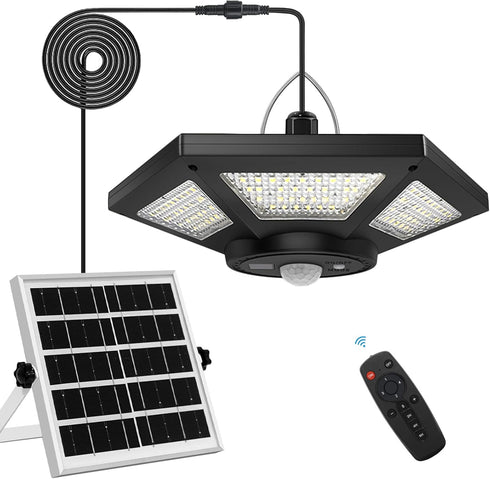 AEQ Solar Shed Light Indoor Outdoor Work in Daytime with Remote Control,