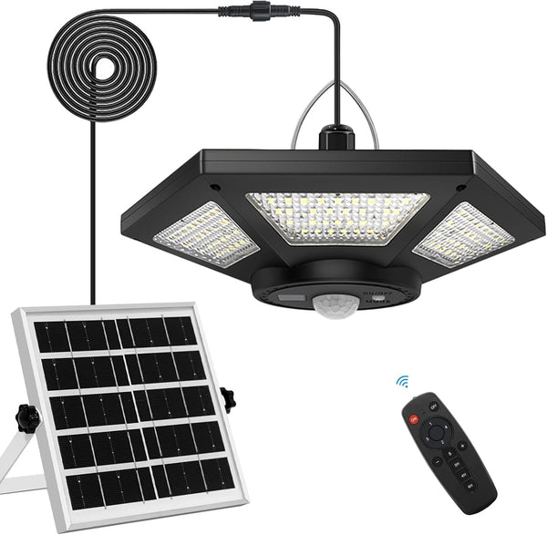 AEQ Solar Shed Light Indoor Outdoor Work in Daytime with Remote Control,