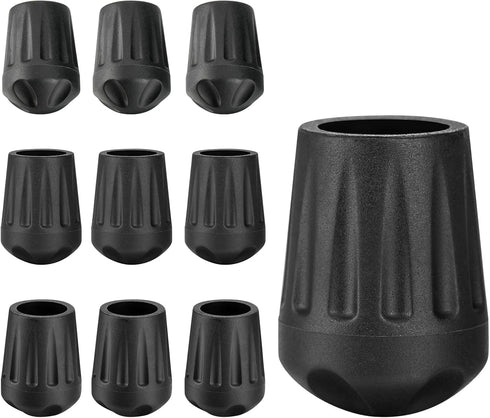 Easecos 10 Pcs Camping Chair Leg Tips Non-Slip Chair Leg Cover Caps Outdoor