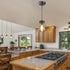 1-Light Glass Mason Jar Light Fixtures, Kitchen Island Lighting, Farmhouse Pendant Lights Kitchen Island, Adjustable