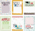 Modern Teacher Sticky Note Pads, 3" x 4" Education Sticky Notes, Set of 6 Pads, Empowering Quotes Teacher Gift