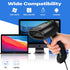 PecuMecu 2D PDF417 (TM-10CS) USB Barcode Scanner with Stand, Handheld QR Code Scanner Data Matrix Bar Code Reader