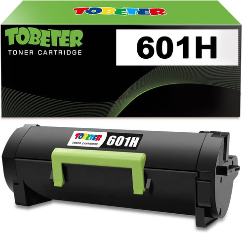 ToBeter Remanufactured 601H Toner Replacement for Lexmark Printers (High Yield, Black, 10,000 Pages)