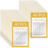 Yugada 40 Pack Acrylic Sign Holder 4 x 6 Inch Vertical Wall Mounted