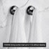 4 YOHOM Suction Cup Hooks Shower Towel Holder Stainless Steel Vacuum Bathroom Shower Hook Suction Towel Rack Kitchen