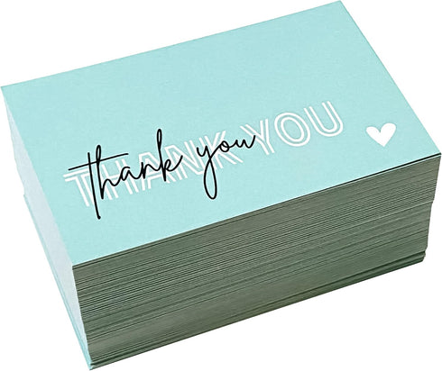 RXBC2011 Package Pack 100 Thank you for your purchase Cards client appreciation business Cards Insert for online