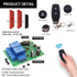 DieseRC DC 12V 24V 30V Secure Remote Control Switch: Universal Wireless 433MHz RF 10A Relay Receiver Board
