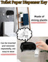 luvilly 5Pack Commercial Universal Dispenser Key, Paper Towel Holder Key Toilet Paper Dispenser Key, Replacement Waffle