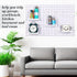 4 Pcs Pegboard Shelves Wall Organizer, Steel Tray Pegboard Accessories for Craft Garage Kitchen