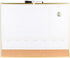 U Brands 4-in-1 Dry Erase Calendar Planner Board with Gold Frame, Office Supplies with Marker and Magnet (16” x 20”)