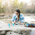 8 Optical Physics Experiment Kit for Middle School, Light Refraction and Imaging Equipment with Convex Lens and Optical