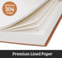 Gosirm B5 Lined Notebook Journal - Softcover Leather Notebook, 304 Pages, Thick Journals for Writing, 7.6'' x 10'', Pink