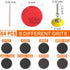 64 2 Inch 180 3000 1/4 PCS Sanding Disc Pad,Hook and Loop Sanding Pads to Wet Dry Sponge Sandpaper with Shank for Drill