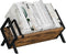 YINMIT Wood Desktop Bookshelf, Retro Tabletop Bookshelf, Desk Shelf for Top of