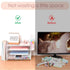 Desk Organizers and Accessories, 4 Tier Tray Letter Paper Organizer with Vertical File Holder for Office Supplies, White