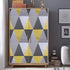 8630 Geometric Triangle Peel and Stick Wallpaper Yellow/Gray, Removable Self-Adhesive Contact Paper for Home Decor