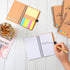 Chuangdi 20 Sets Employee Appreciation Thank You Gifts - Inspirational Spiral Notebook and Bamboo Pen