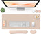Bloss Leather Desk Pad and Keyboard Wrist Rest, Large Mouse Pad +