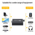 kiisdaa 3.5mm PS4, Analog to TOSLINK Digital Optical Audio and HDMI Audio Converter, AUX Jack, Volume Adjustment