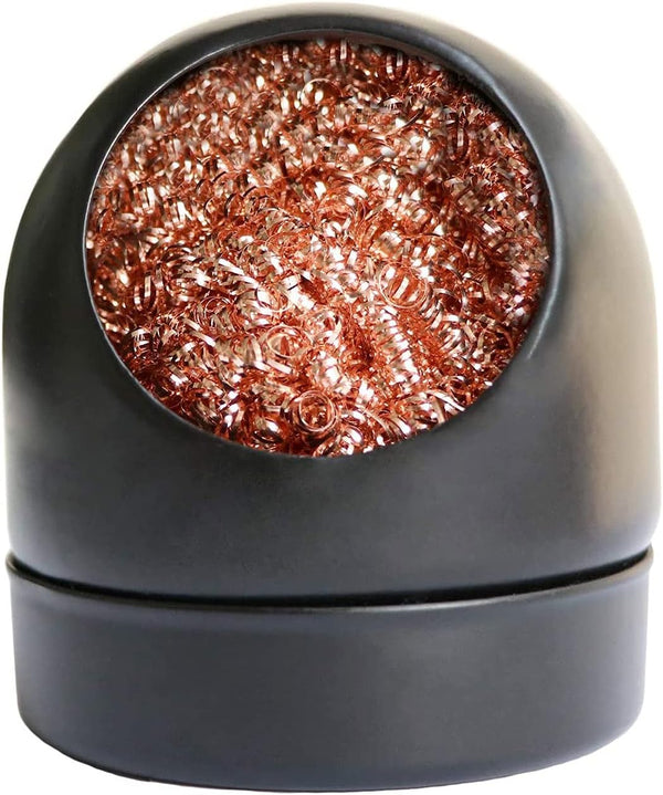 Soldering Iron Tip Cleaner with Brass Wire Cleaning Sponge & Metal Base Holder