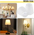 Zapanopan Set 6 Shades,3.5" 5.1" 5.5",Small of Clip-on Mini Chandelier Lamp x x Barrel,Handmade,Traditional