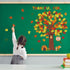 Thanksgiving Classroom Bulletin Board Decorations, Fall Tree Set Puzzle Cutouts for Autumn Harvest Thanksgiving Party