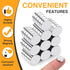 TRYMAG 200Pcs Refrigerator Magnets, Small Round Magnets for Crafts, 8x3mm Mini Rare Earth Magnets Tiny Strong Neodymium Disc Magnets for Whiteboard, Fridge, Office, Hobbies, and Button Magnets