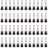 48 Pairs M5 Neoprene Well Nuts Kit with Stainless Steel Crosshead Bolts for Kayak Motorcycle Windscreen Accessories,