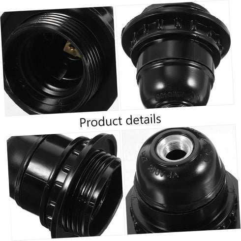 E27 Holibanna Socket Replacement DIY Retrofitting Kit Light Socket Outlet for Pendant Lights Wall Sconces Ceiling