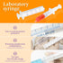 20 PCS 20 ml Plastic Syringe with Measurement, Slip Tip for Scientific Lab Injection and Refilling