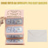 HOMANGA Pink Rose Gold Birthday Money Envelope for Cash Gifts, Surprise Cash Holder for Women, Kids, Girls