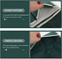 Ciieeo Garden Kneeler Seat Tool Bag Large Green Striped Gardening Pouch with Multiple Storage Pockets for Outdoor