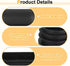 10Pcs 50x24mm uxcell Plastic Hole Plugs, Arch Pipe Tubing End Cap, Pipe Tube Insert Cap, Table Chair Leg Hole Covers
